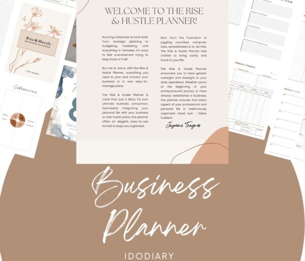 Rise & Hustle Digital Business Planner - Image 4