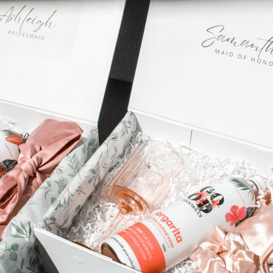 Bridesmaid 'Cocktail' Gift Box